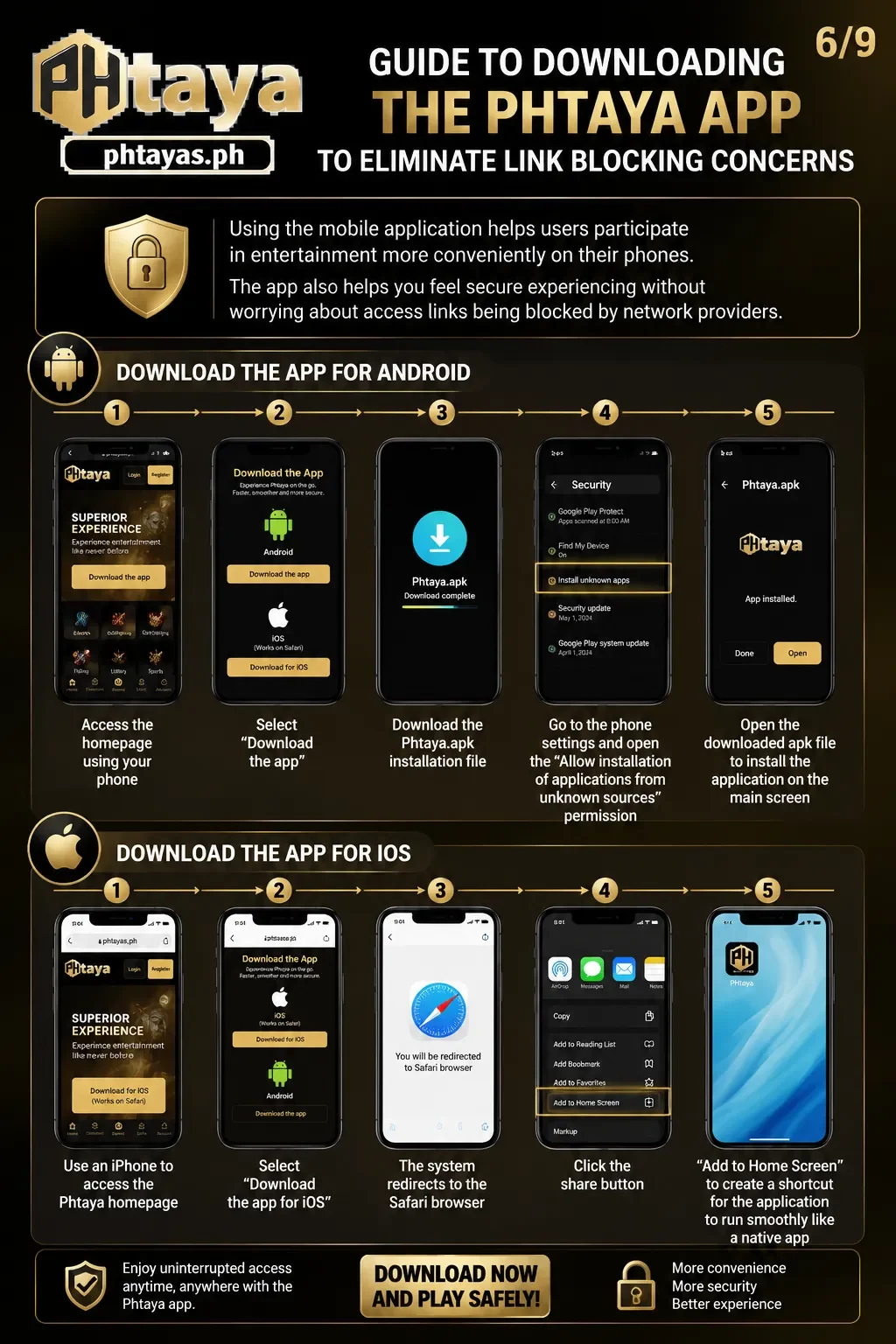Download The Phtaya Mobile App (iOS & Android)